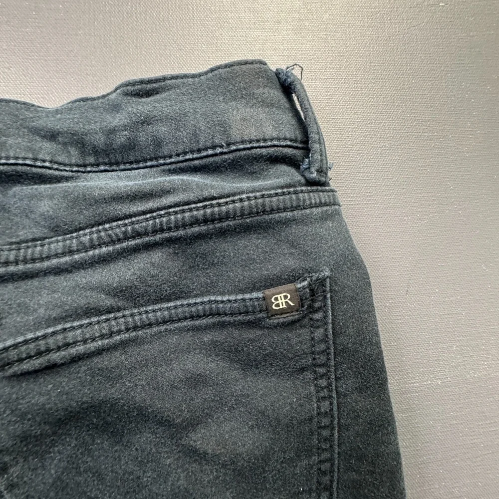Banana Republic Men's Size 36x30 Black Straight Fit Stretch Pants Classic Casual